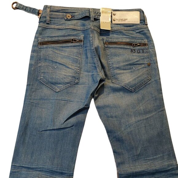 G-Star Raw SE District Super Bell Maver Denim 3D Vintage Blue Jeans Sz 26 NWT - Picture 10 of 15